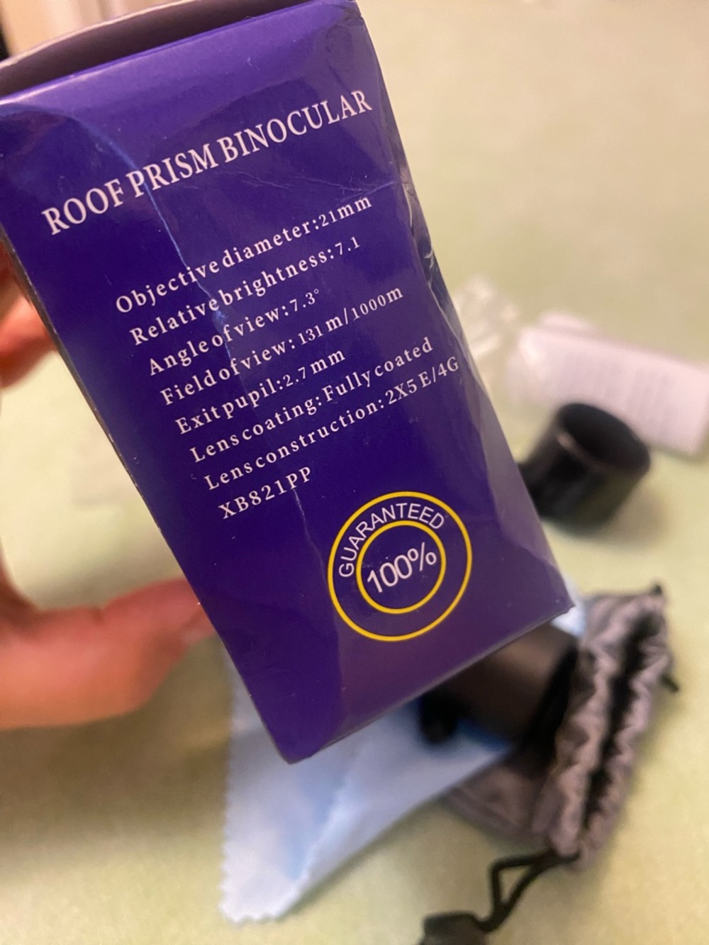 Compact Black Monocular with Red Accent - Picture 6 of 8